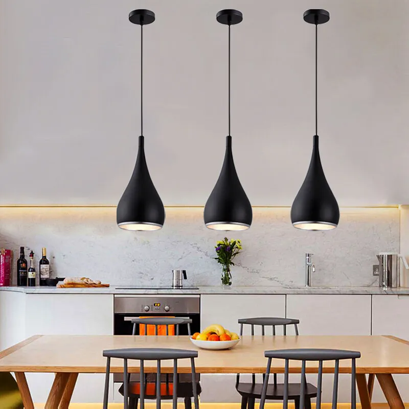 Modern Black Pendant Light